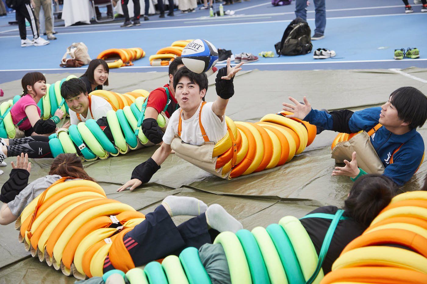 利用者の方がスポーツを楽しんでいる様子